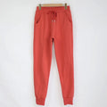 All-match ins wind net red solid color strap slim trousers Lady T Fashions