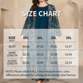 Women's Plus Size Bohemian Floral Printed Maxi Dress, Pleated Front Long Sleeve Crew Neck Loose Fit Lady T Fashions