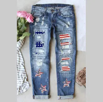 Summer Street Hipster Denim With Hole Trousers Lady T Fashions