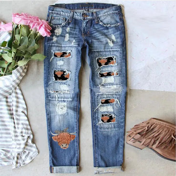 Summer Street Hipster Denim With Hole Trousers Lady T Fashions