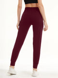 Sweatpants - Cropped New Solid Color Deep Crimson Lady T Fashions
