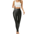 Ladies' Fashionable Slim Fit And Slimming High Waisted Pants, New Retro Casual Tight Fitting And Versatile Elastic Pencil Pants Lady T Fashions