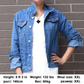 Jeans Jacket and Coats for Women 2022 Autumn Candy Color Casual Short Denim Jacket Chaqueta Mujer Casaco Jaqueta Feminina - Lady T Fashions
