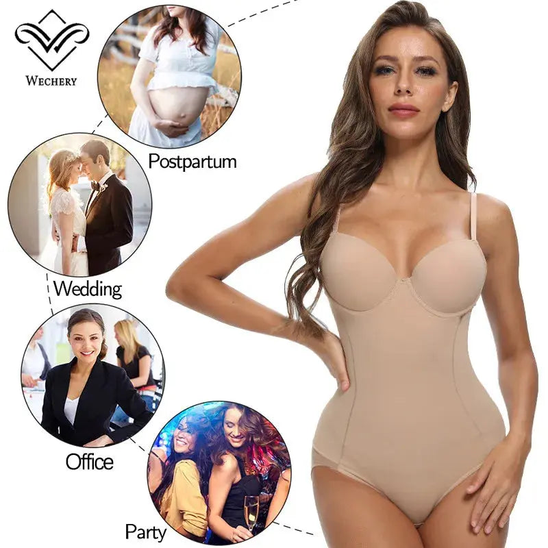 Shapewear Bodysuits Underwear Slimming Bodys Women Sexy Bodysuit Body Shaper Lingerie Black Trimmer Modeling Strap - Lady T Fashions