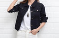 Jeans Jacket and Coats for Women 2022 Autumn Candy Color Casual Short Denim Jacket Chaqueta Mujer Casaco Jaqueta Feminina - Lady T Fashions