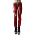 Women Pants Steampunk Women Faux Leather Ruffle Pants Carnival Party Skinny Button Trousers женские штаны mujer pantalones 2021 - Lady T Fashions
