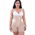 Women's  A Comfy Shaping Jumpsuit Flatten Abdomen Waist and Hips Zip Front Closure Shapewear Firm Tummy Compression Butt Lifter - Lady T Fashions