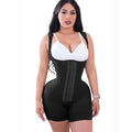 Women's  A Comfy Shaping Jumpsuit Flatten Abdomen Waist and Hips Zip Front Closure Shapewear Firm Tummy Compression Butt Lifter - Lady T Fashions