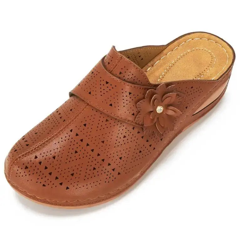 Women Slippers Summer Platform Hollow Outdoor Cool Garden Beach Shoes Woman Slip On Flip Flops Cozy Mules Zapatos Mujer Lady T Fashions
