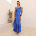 Sexy Backless Solid Color Dress Lady T Fashions