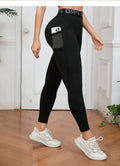 Elastic Quick-drying Women's Pocket Yoga Pants Lady T Fashions