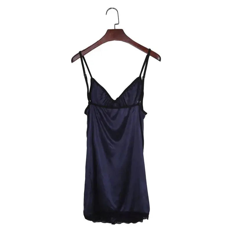 Sexy Nightgown For Women Sexy Nightie Sleepwear Plus Size Lace Floral Female Lingerie Suspenders Nightdress Robe Babydoll Summer - Lady T Fashions