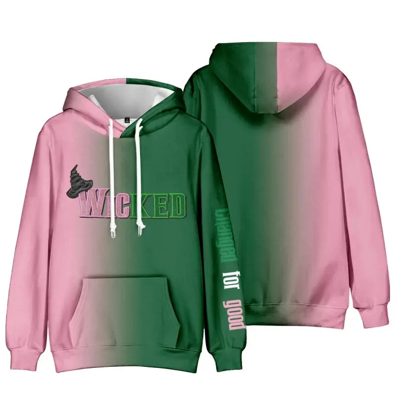 Wicked Hoodies Merch Unisex Fashion Casual Sweatshirts Hooded Women/Men Streetwear Sweatshirts Clothing Fashion Hoodie Outwear - Lady T Fashions