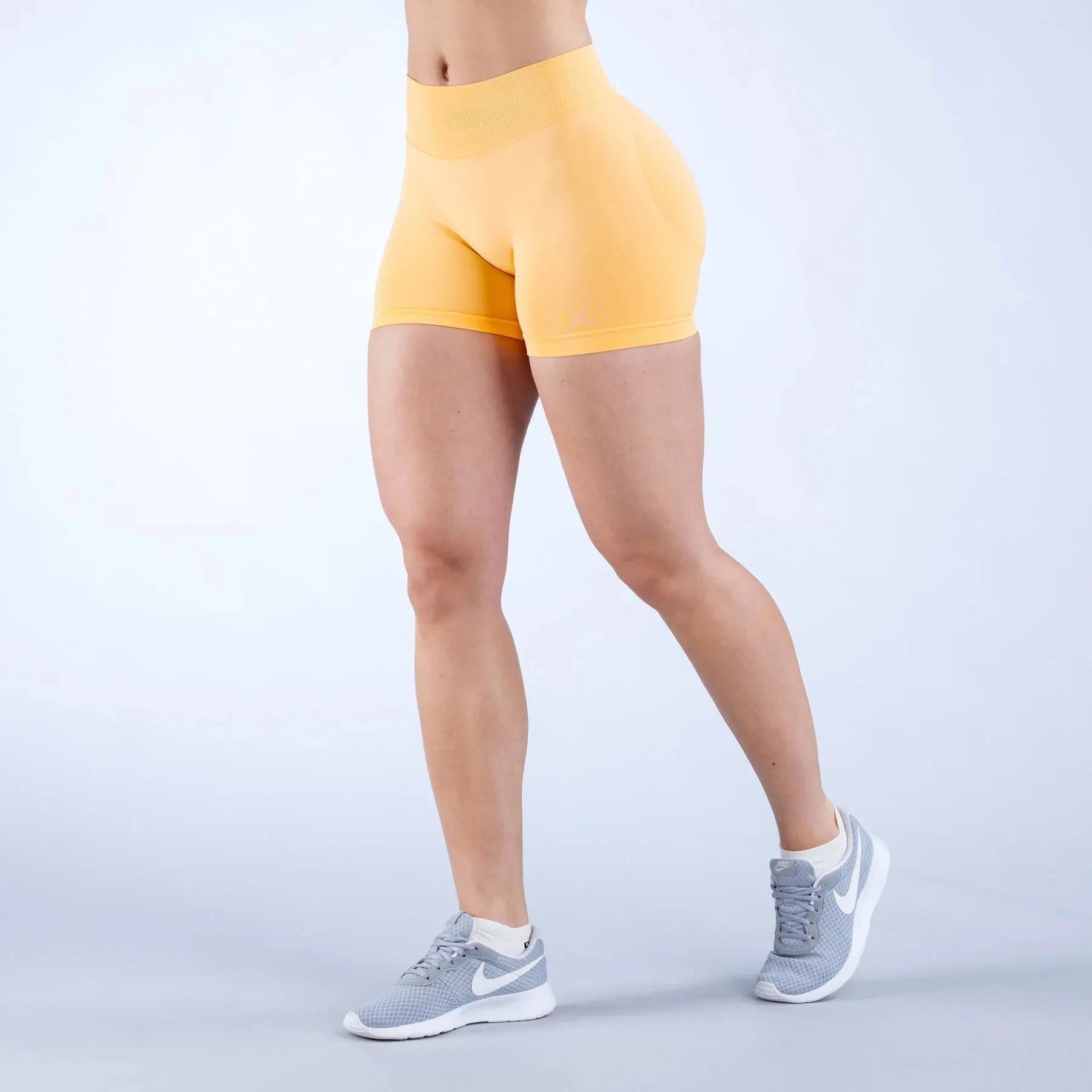 DFY Impact Summer High Waisted Yoga Shorts Sportswear Woman Gym Fashionable Sexy Running Fitness Pants Solid Color Yoga Leggings - Lady T Fashions