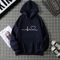 2025 Winter New Women's Hoodie High Street Unisex style Double Pockets Sweatshirts Outerwear Plus-Size Women's Clothing CYXX247 - Lady T Fashions