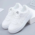 Casual Sports Shoes Spring and Autumn Fashion New Comfortable Round Toe Thick-soled Breathable Sports Shoes with Random Letters on the Upper Lady T Fashions