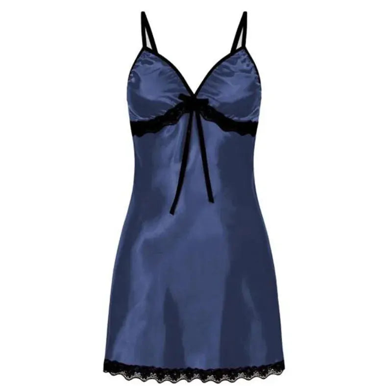 Sexy Nightgown For Women Sexy Nightie Sleepwear Plus Size Lace Floral Female Lingerie Suspenders Nightdress Robe Babydoll Summer - Lady T Fashions