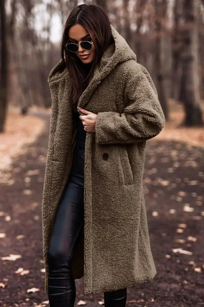 Jackets for Women Autumn and Winter Fashion Long Sleeve Tweed Coat for Women - Lady T Fashions
