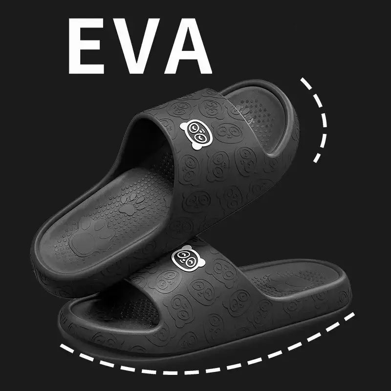 Eva Soft Sole Chunky Platform Slippers Women 2024 Summer Thick Sole Cloud Slides Beach Sandals Woman Non-Slip Outdoor Flip Flops Lady T Fashions