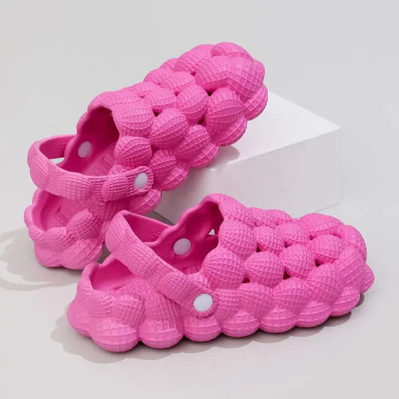 Comwarm Bubble Ball Women Sandals New Summer Women Clogs Garden Shoes House Massage House Slippers Closed Toe Anti-Slip Sandals Lady T Fashions