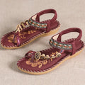 Women's Sandals Bohemia Style Sandals Summer 2025 New Shoes For Woman Flip Flops Beach Summer Shoes Women Low Heels Footwear - Lady T Fashions