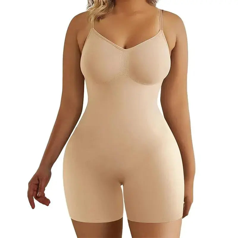 Bodysuit for Women Tummy Control Shapewear Seamless High Waist Flat Belly Belt Stretch Shapewear Body Shaper - Lady T Fashions