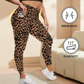 Women's High-Waisted Yoga Pants Plus Size Butt-Lifting Workout Leggings with Pockets Elastic Activewear for Gym & Running - Lady T Fashions