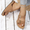 Slippers For Women Cork Footbed Beach Sandals Outdoor Suede Clogs Sandals With Adjustable Buckle Men Sandals Lady T Fashions