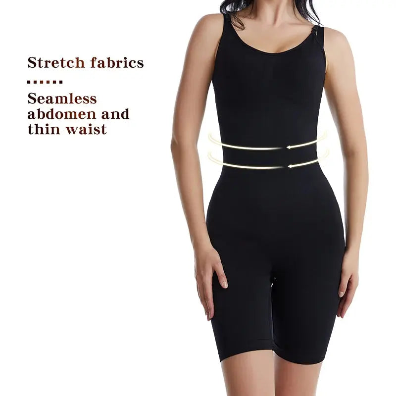 Women Bodysuit Shapewear Tummy Control Full Body Shaper Slimming Sheath Butt Lifter Push Up Thigh Slimmer Abdomen Shapers Corset - Lady T Fashions