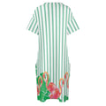 Stripes and Flamingos Loose Pocket Dress Dress vintage dresses for women 2025 - Lady T Fashions