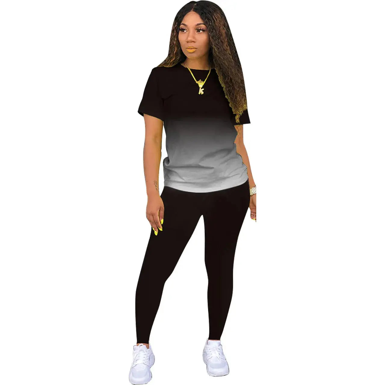New Two Piece Set Women Tracksuits Sets Brand Printed Hoodie Pants Sweatshirt Set Sports Suit For Women Clothing - Lady T Fashions