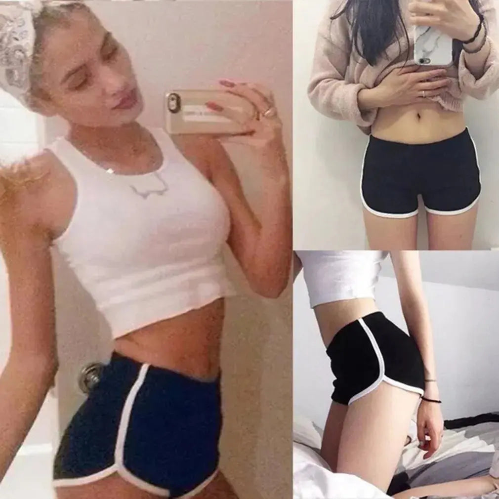 Sports Shorts Women Casual Fitness Shorts Cycling Running Wearing Causal Thin Anti-Walking Gym Yoga Hot Pants Bottoms Mujer - Lady T Fashions