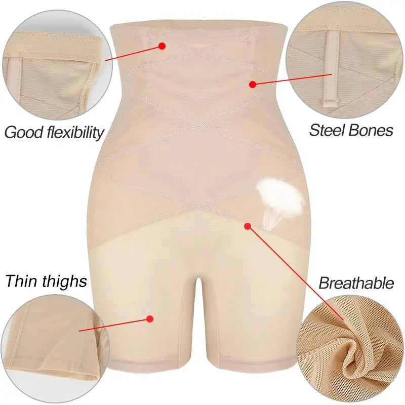 Shapewear for Women Tummy Control High Waisted Body Shaper Shorts Shapewear Girdles Thigh Slimmer Underwear Shaping Panties - Lady T Fashions
