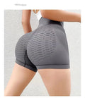 Women Sport Shorts High Waist Push Up Booty Workout Short Sexy Tummy Control Yoga Tights Seamless Fitness Hip Lifting Sportswear - Lady T Fashions