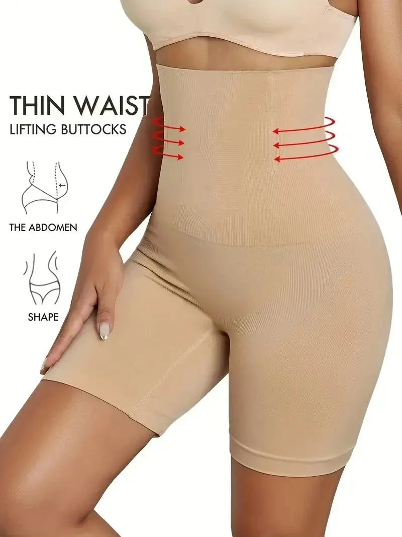 Women's tight shorts high waisted shaping women's shorts rolled buttocks lifted buttocks slim fit shorts outdoor shorts - Lady T Fashions