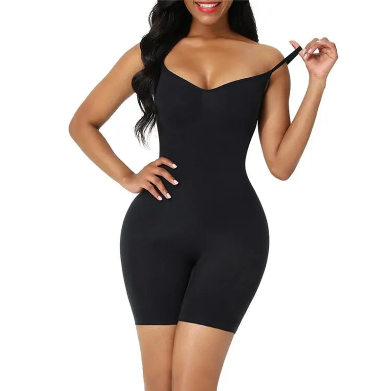 Women Bodysuit Shapewear Tummy Control Full Body Shaper Slimming Sheath Butt Lifter Push Up Thigh Slimmer Abdomen Shapers Corset - Lady T Fashions
