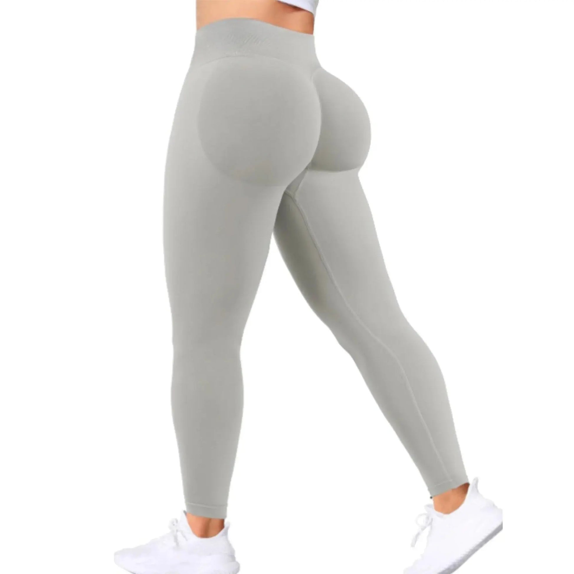 Seamless Women Solid Waist Yoga Pants Three-section Waist Sexy Hip-lifting Tight Sports Pants Fitness Exercise Yoga Pants - Lady T Fashions