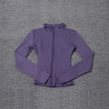 Women Sport Jacket Long Sleeve Shirt Workout Coat Gym Training Clothing Yoga Sportswear - Lady T Fashions