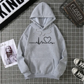 2025 Winter New Women's Hoodie High Street Unisex style Double Pockets Sweatshirts Outerwear Plus-Size Women's Clothing CYXX247 - Lady T Fashions