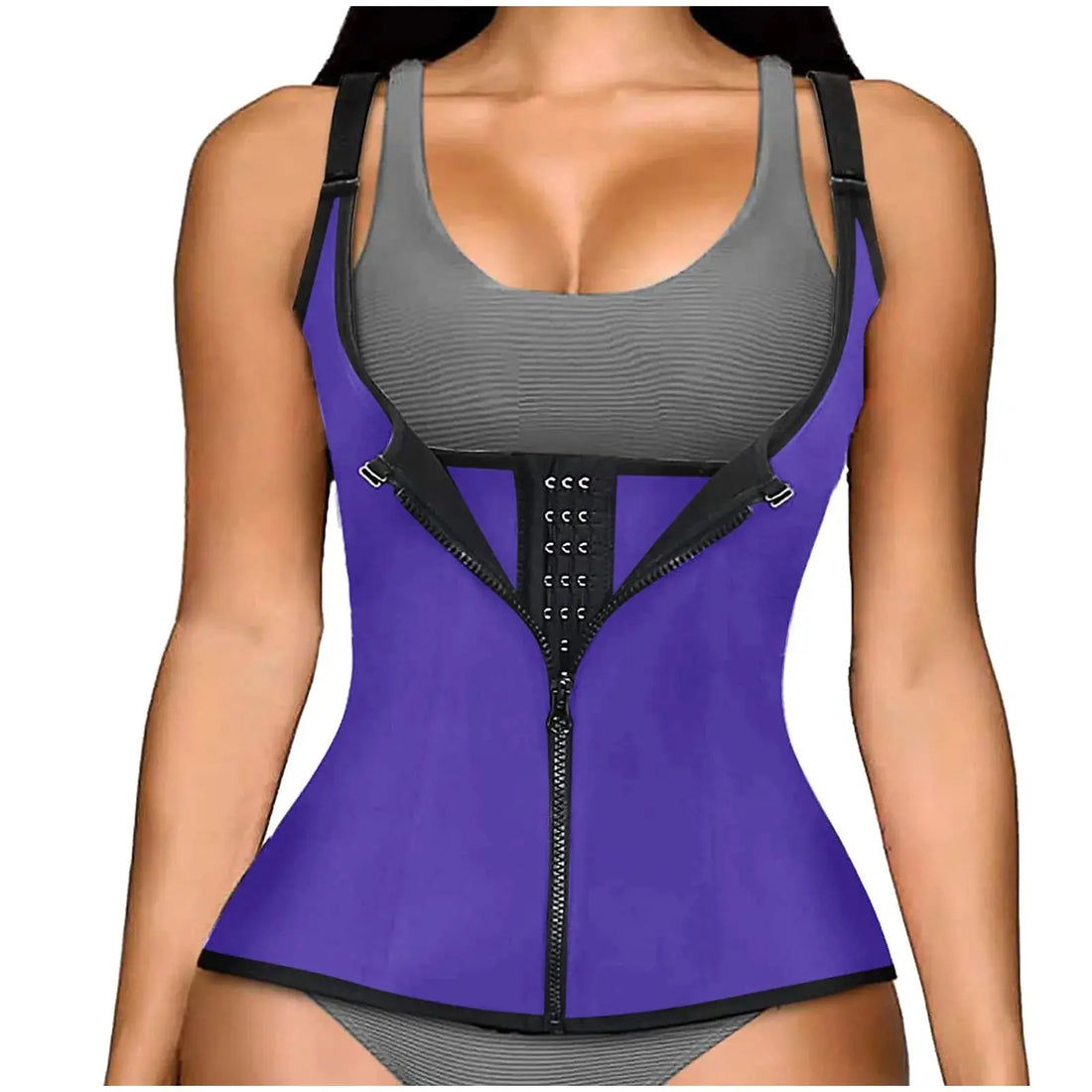 Shapewear Reducing And Shaping Girdles For Women Waist Trainer Sleeveless Bodysuit Basic Thong Slim Fit Sweatwicking Shapewear - Lady T Fashions