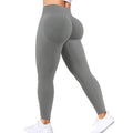 Seamless Women Solid Waist Yoga Pants Three-section Waist Sexy Hip-lifting Tight Sports Pants Fitness Exercise Yoga Pants - Lady T Fashions