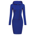 Ladies Dress Autumn Women Hooded Dresses Hoodies Women Sweatshirts Women Hoodies Dress Tops Ladies Clothing - Lady T Fashions