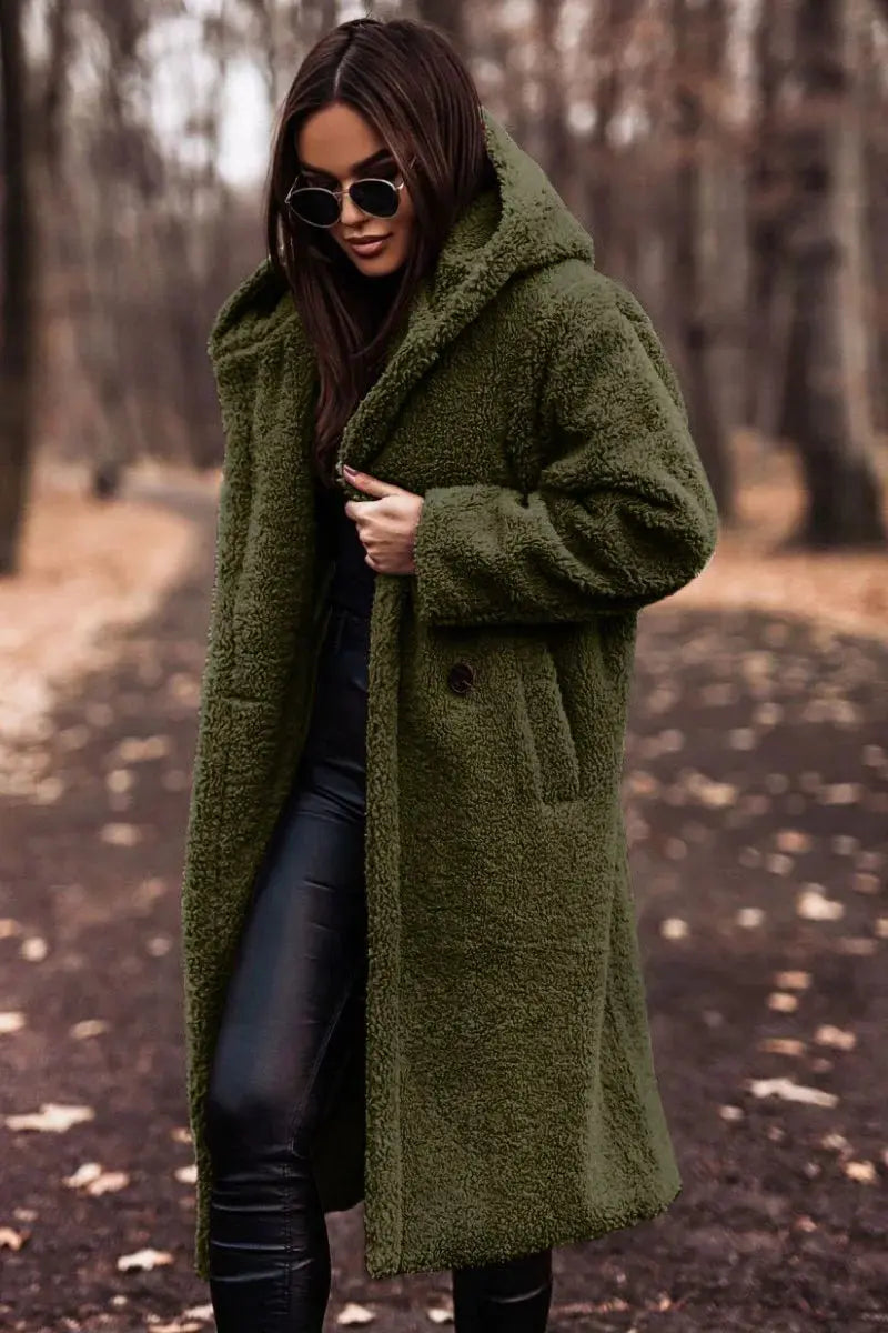 Jackets for Women Autumn and Winter Fashion Long Sleeve Tweed Coat for Women - Lady T Fashions