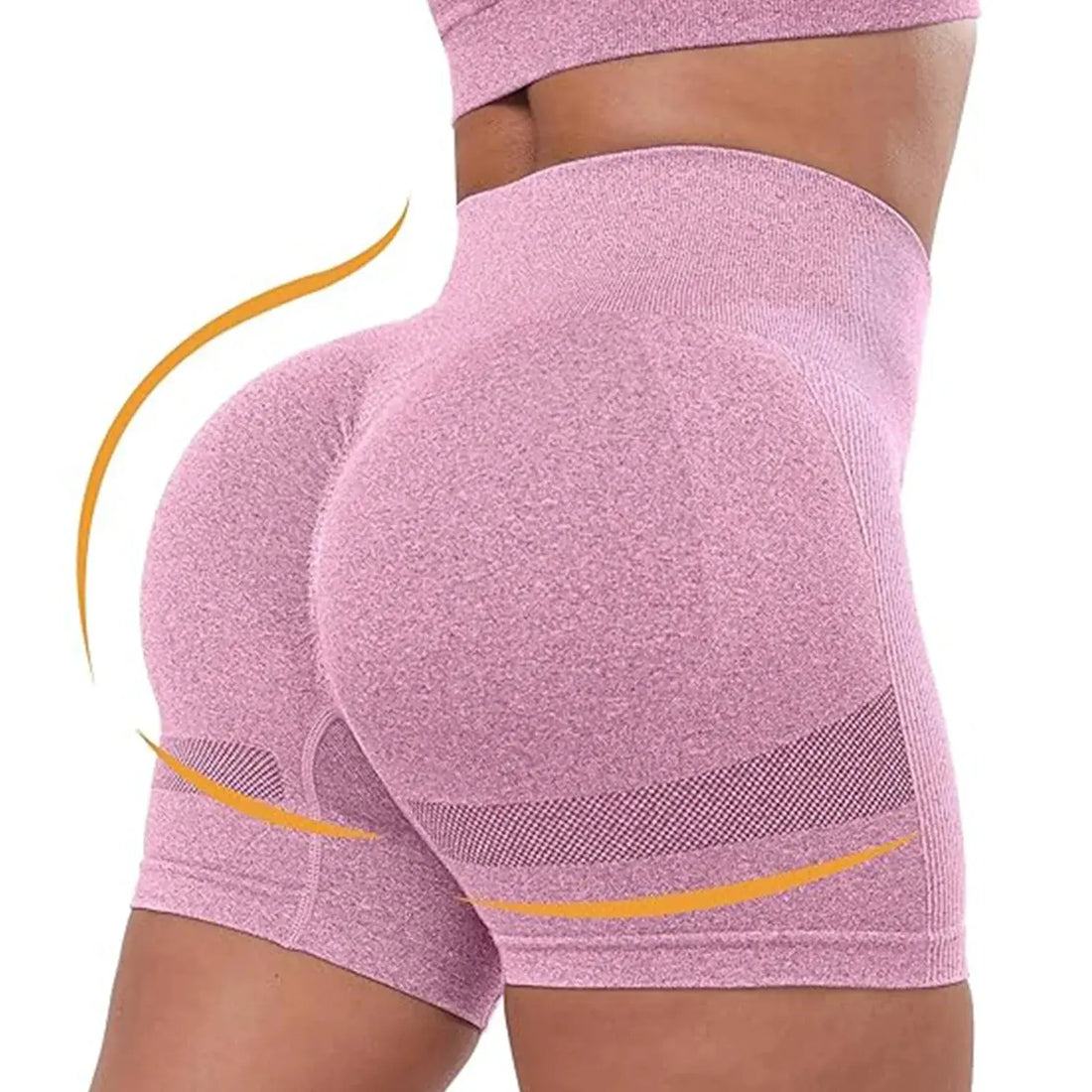 Women Fitness Shorts High Waist Workout Hip Lifting Leisure Shorts Leggings Yoga Gym Running Short Pants Sportswear - Lady T Fashions