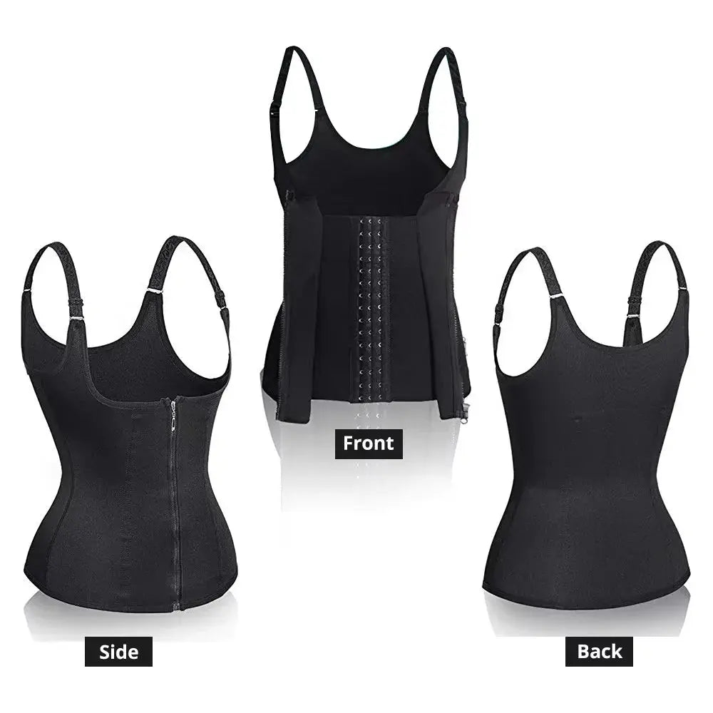 Women Shapewear Waist Trainer Push Up Slimming Vest Tummy Control Girdle Body Shaper Waist Cincher Corset Tank Top - Lady T Fashions