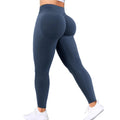 Seamless Women Solid Waist Yoga Pants Three-section Waist Sexy Hip-lifting Tight Sports Pants Fitness Exercise Yoga Pants - Lady T Fashions