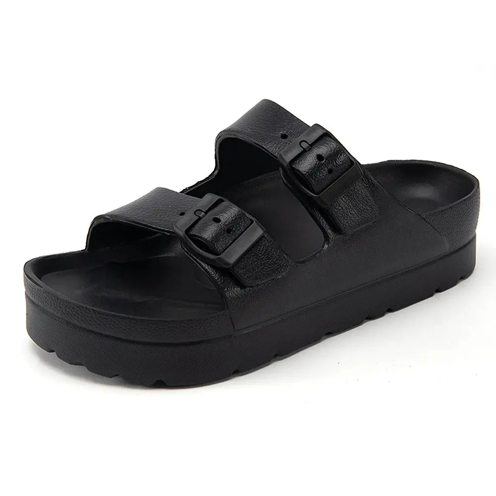 Summer Women's Platform Shoes Open Toe Flats Women's Slippers Outdoor Plus Size Casual Slippers for Women Zapatos Mujer Lady T Fashions