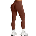 Seamless Women Solid Waist Yoga Pants Three-section Waist Sexy Hip-lifting Tight Sports Pants Fitness Exercise Yoga Pants - Lady T Fashions
