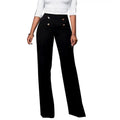 Women Wide Leg Pants High Waist Autumn Ladies Fashion Trousers Solid Color Comfortable Soft Bell-bottoms Pants Women Clothing Lady T Fashions