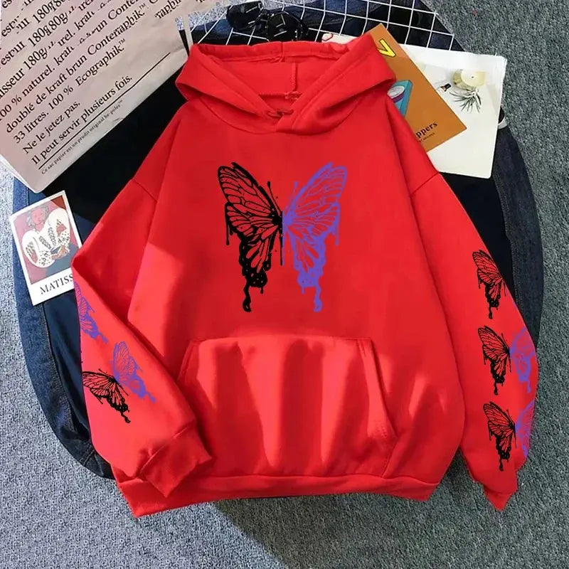 Womens Hoodies Printing Casual Sweatshirts Home Loose Pullover Versatile Tops Y2k 2025 Hot Sales Fashion Sports Jogging Clothing - Lady T Fashions